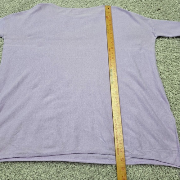 Lilly Pulitzer Elba Sweater Womens XS Purple Tassel 3/4 Sleeve Beach Resort - Picture 12 of 14